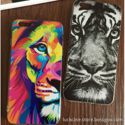 customized creative cartoon animal tpu phone case for iphone 7plus